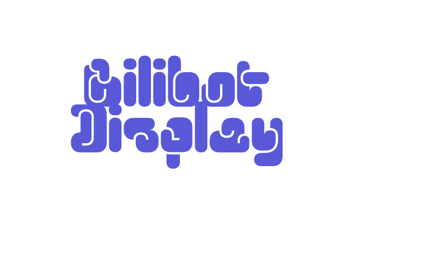 Bilibot Display Font