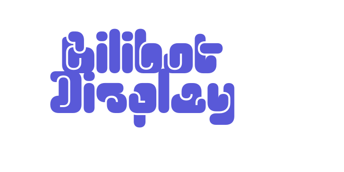 Bilibot Display Font Download