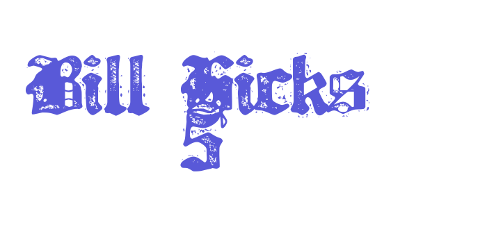 Bill Hicks 5 Font Download