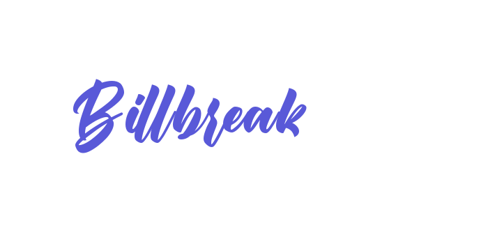 Billbreak Font Download