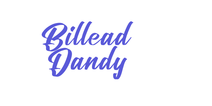 Billead Dandy Font Download