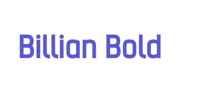 Billian Bold Font Download