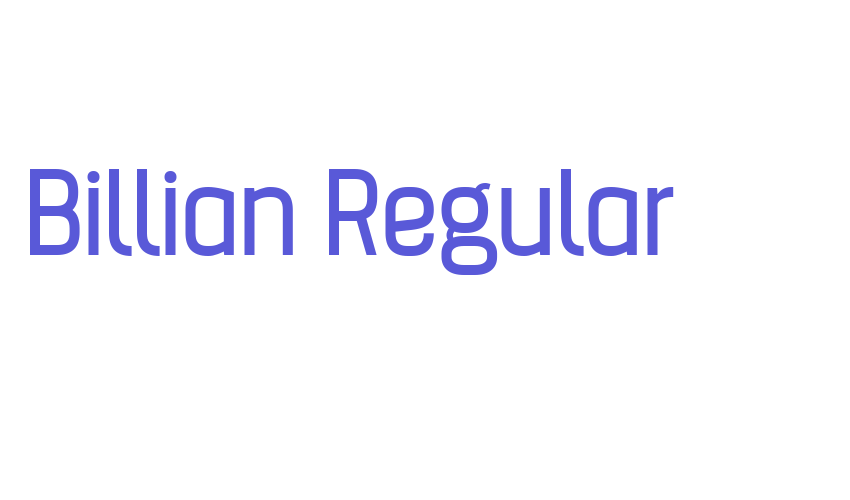 Billian Regular Font