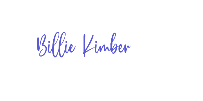 Billie Kimber Font