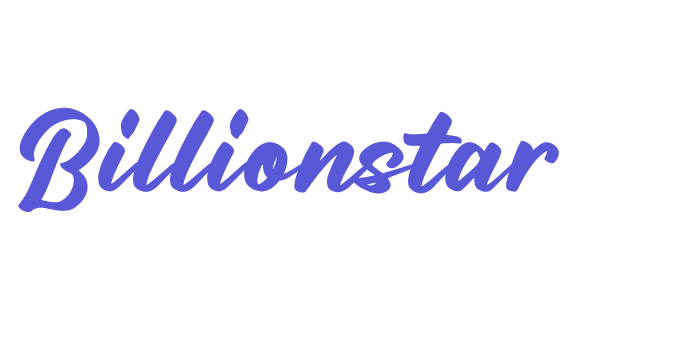 Billionstar Font