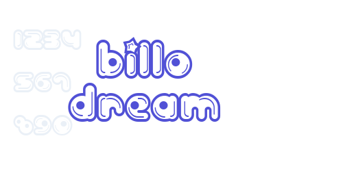 Billo Dream-font-download