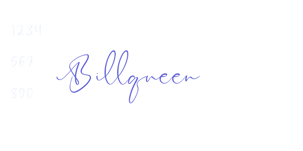 Billqueen font free