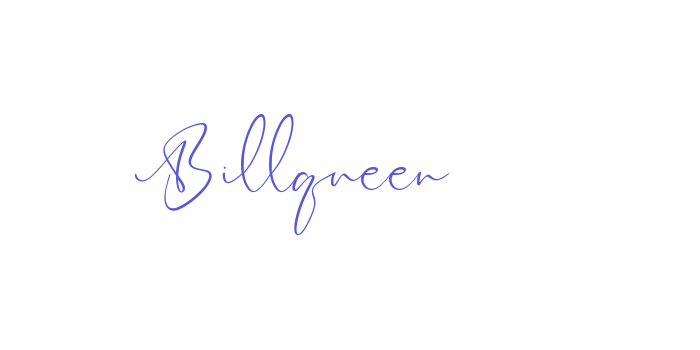 Billqueen Font Download