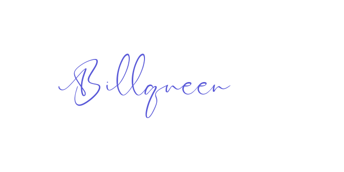 Billqueen Font