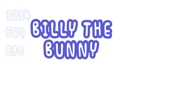 Billy The Bunny font