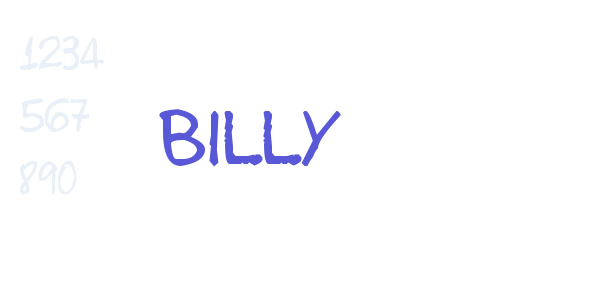 Billy font free