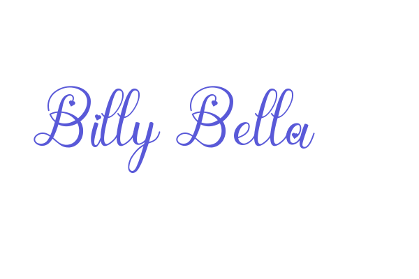 Billy Bella Font