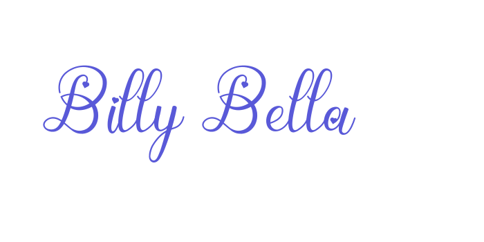 Download Billy Bella Font