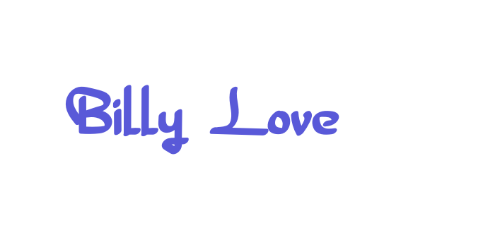 Billy Love Font Download