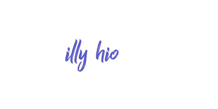 Billy Ohio Font Download