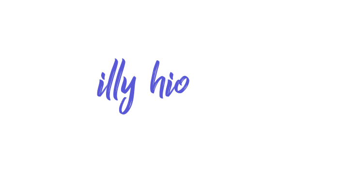 Billy Ohio Font