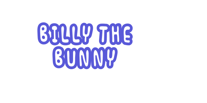 Billy The Bunny Font Download