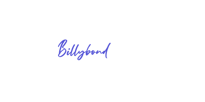 Billybond Font Download