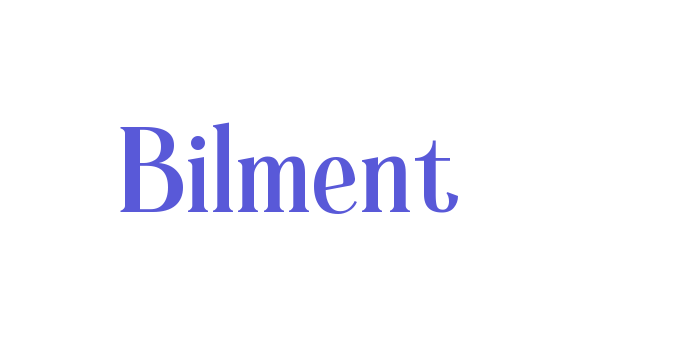 Bilment Font