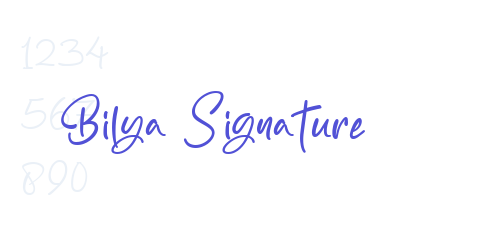 Bilya Signature-font-download