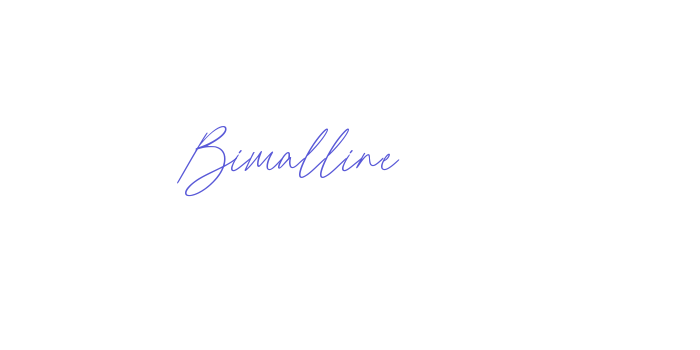 Bimalline Font Download