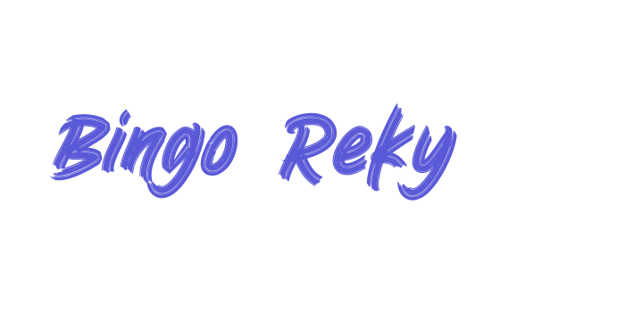 Bingo Reky Font Download