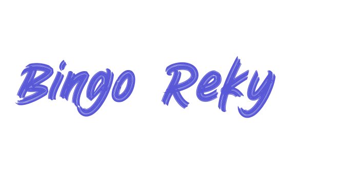 Bingo Reky Font