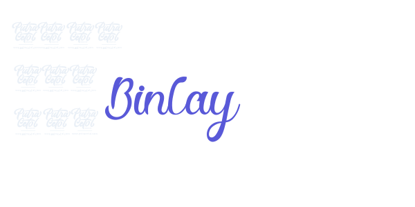 Binlay font