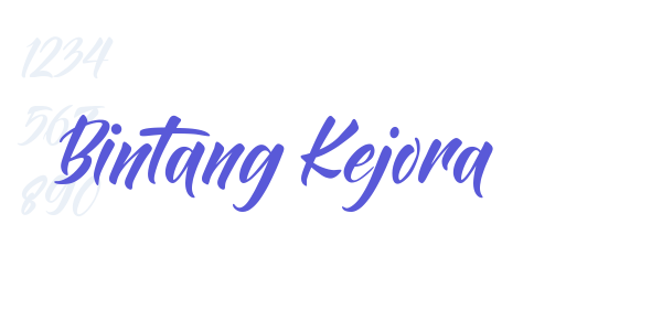 Bintang Kejora font free