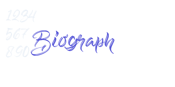 Biograph font free