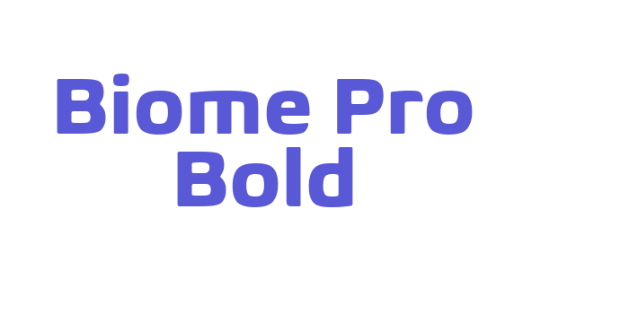 Biome Pro Bold Font Download