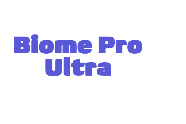 Biome Pro Ultra Font