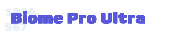 Biome Pro Ultra-related font