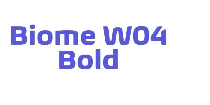 Biome W04 Bold Font Download