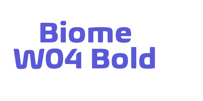 Biome W04 Bold Font