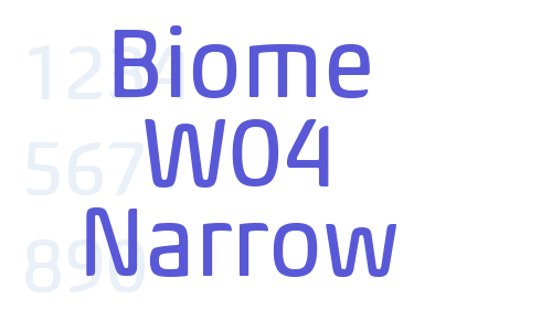 Biome W04 Narrow Font Download