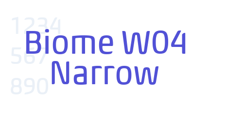 Biome W04 Narrow-font-download