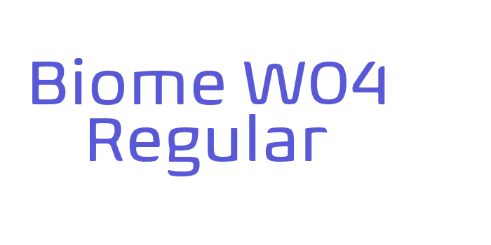 Biome W04 Regular Font Download