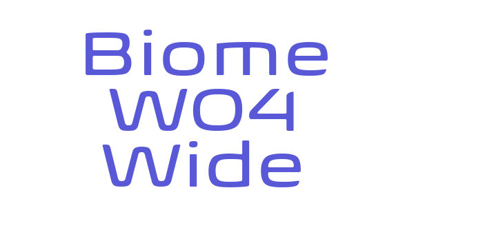 Download Biome W04 Wide Font