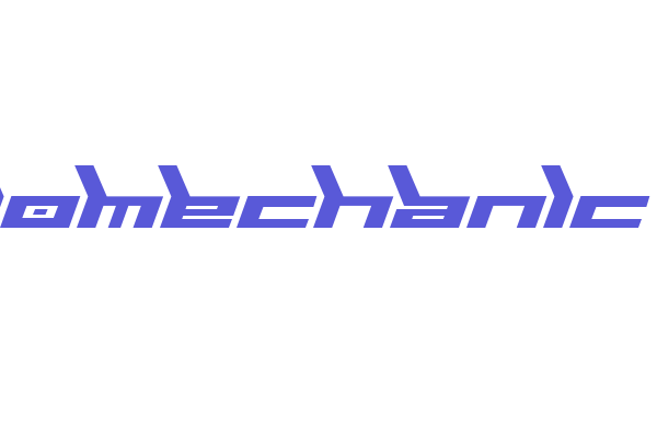 Biomechanic Font