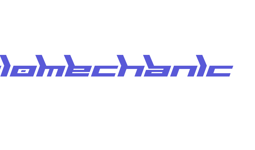 Biomechanic Font