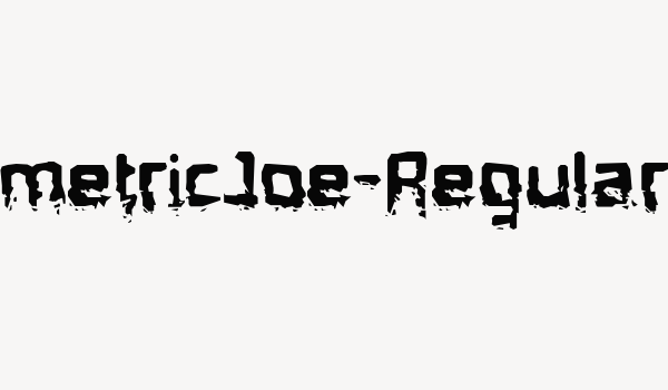 BiometricJoe-Regular Font