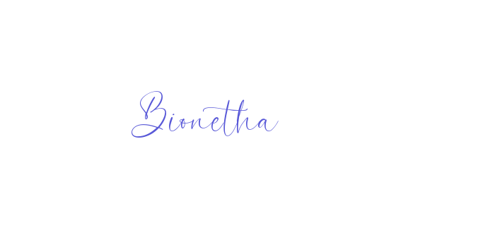 Bionetha Font Download