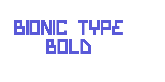 Bionic Type Bold Font Download