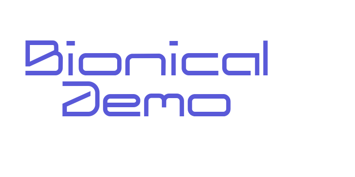 Bionical Demo Font Download