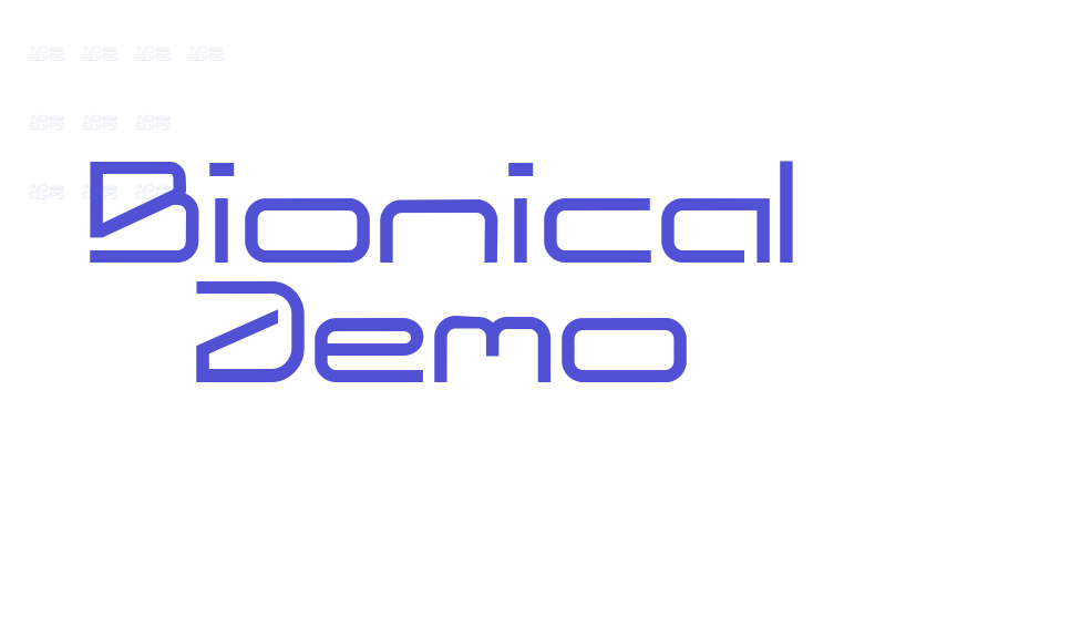 Bionical Demo-font-download