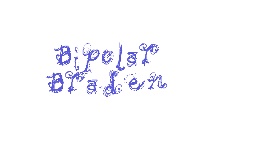 Bipolar Braden Font Download