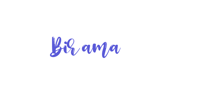 Birama Font