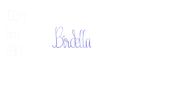 Birdella font free