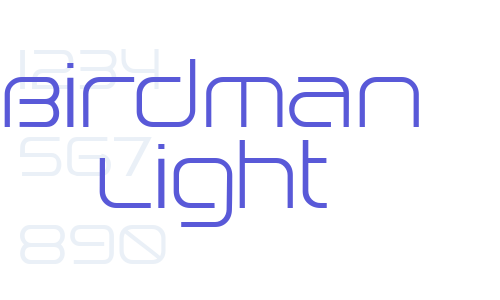 Birdman Light Font Download